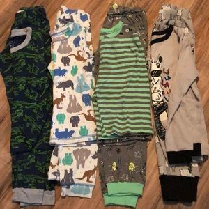 Lot of 4 boy PJs 5-6 yr old